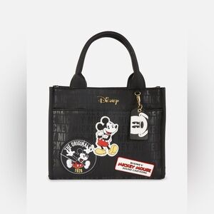 Womens Black Disney's Mickey Mouse Patchwork Tote Primark Collectible Hand Purse